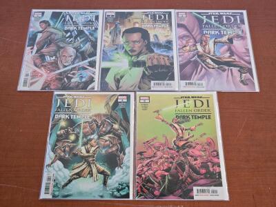 (5) Star Wars: Jedi Fallen Order; Dark Temple: Issues 1-5 Complete Set