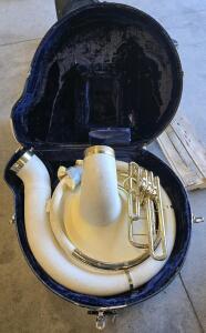Conn Fiberglass Sousaphone w/ Carry Case