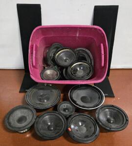 Bin Filled w/ Vintage Speaker Parts