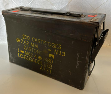 Small Empty Military Ammo Can