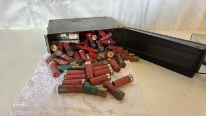 Small Military Ammo Can Full Of Live 12ga Shells