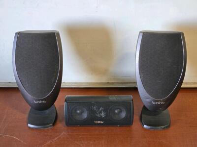 (2) Infinity Modulus MS-1 Speakers & (1) Infinity Center Channel 450 Speaker
