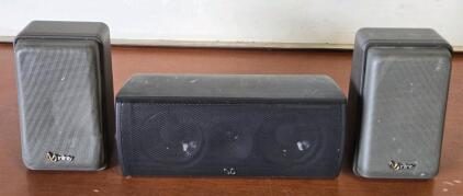Infinity CC-1 Center Channel Speaker & (2) Infinity Infinitesimal Micro Speakers