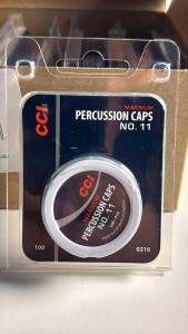 (10) Packs Of 100 CCI #11 Magnum Percussion Caps
