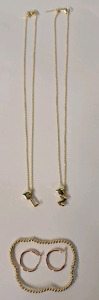 (5) Pieces Of Cosmetic Jewelry, (2) Necklaces, (1) Bracelet & (1) Pair Of Earrings