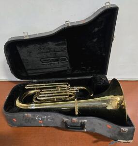 Holton BB-656 Brass Tuba w/ Carry Case