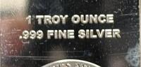 APMEX 1 Troy Ounce .999 Fine Silver Bullion Bar - 3
