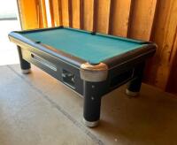 The Starters Bar Set-Up Includes: Whole Booth Bench Seating, (1) Mini Bar-Prep Table, & (1) Billards Table - 2