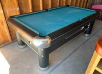 The Starters Bar Set-Up Includes: Whole Booth Bench Seating, (1) Mini Bar-Prep Table, & (1) Billards Table - 3
