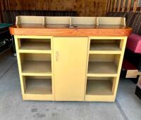 The Starters Bar Set-Up Includes: Whole Booth Bench Seating, (1) Mini Bar-Prep Table, & (1) Billards Table - 4