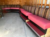 The Starters Bar Set-Up Includes: Whole Booth Bench Seating, (1) Mini Bar-Prep Table, & (1) Billards Table - 6