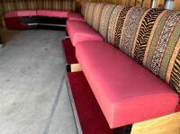 The Starters Bar Set-Up Includes: Whole Booth Bench Seating, (1) Mini Bar-Prep Table, & (1) Billards Table - 7