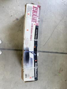 (1) HaulMaster Pick Up Truck Crane With Cable Winch