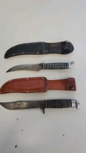 (2) Vintage Knifes With Sheath