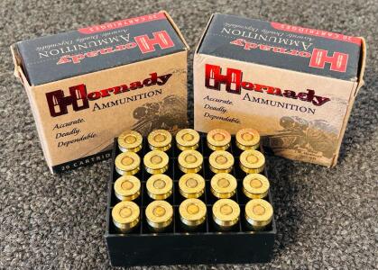 (2) Boxes Of Hornady Custom 45 Auto 200 Gr. XTP