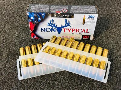 Box Of Federal 300 Win Mag 180 Gr. Soft Point