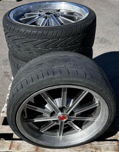 Set Of (4) Tires: Sumitomo 285/ 30ZR20 99Y, Minimal Tread