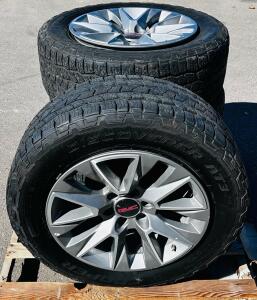 Set Of (4) Tires: Discover AT3 Cooper 275/60R20, On GMC Rims. In Decent Shape.