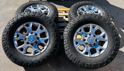 Set Of (4) Tires: Discover AT3 XLT Cooper LT275/70R18 All On Ram Rims. In Great Shape.