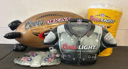 (5) Inflatable Alcohol Sports Themed Decor