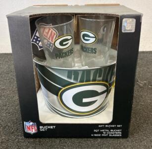 (1) Green Bay Packers Bucket Set
