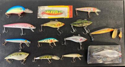 Case Of 14 Fishing Lures