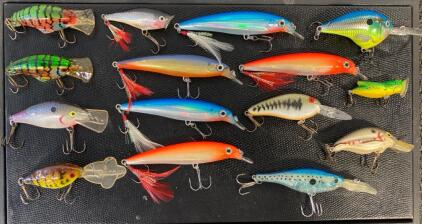 Case Of 15 Fishing Lures
