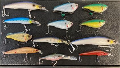 Case Of 12 Fishing Lures