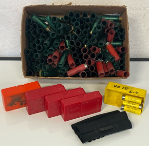 Reloading Ammo Shells &mdash; Remmington & Winchester 12 GA Shotgun Shells, 357 Magnum, .38 Special & Several Loaded Remington 20 GA Shotgun Ammo