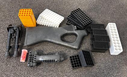 Ammo Organizers, Bipod Stand, Gun Stock And More