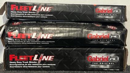 (3) Fleetline Heavy Duty Truck Shocks