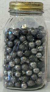 Jar Of Lead Bullets