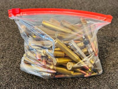 Bag With Mixed Ammo: 257 WBY Mag, 270 Win, 25-06 REM, 7mm REM, &Aacute;guila 9mm, 45 Colt, 30-30 Win