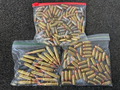 Mixed Ammunition Including: 45 Auto, 308 Win, and 9mm Luger