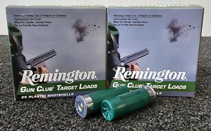 (2) Boxes Remington Gun Club Target Loads- 12ga