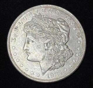1921 Morgan Silver Dollar Coin