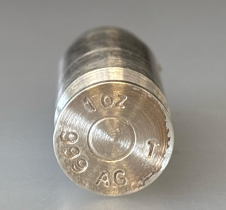 Silver Bullet 1oz .999 Fine Silver 45cal. AG