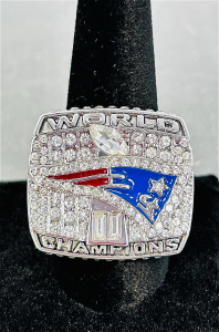 New England Patriots Super Bowl Championship Replica Ring Size 11