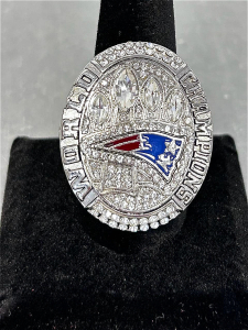 New England Patriots Super Bowl Championship Replica Ring Size 11