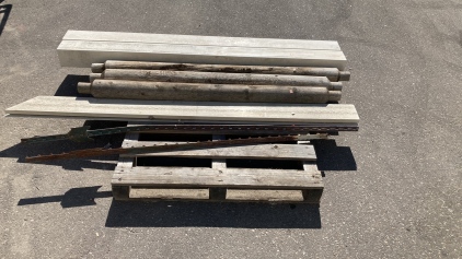 Assorted Fence Posts And Poles