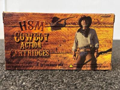Box Of HSM Cowboy Action 45 Colt 200 Gr. Round Nose Flat Point