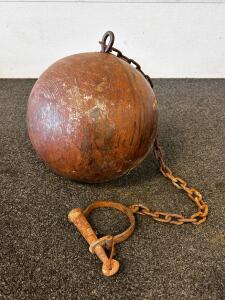 Antique Ball And Chain