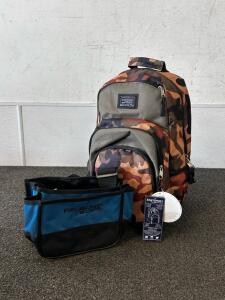 New Camoflauge Eastsport Backpack and Fieldline Pro Series Pouch