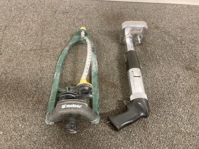 Melnor 180 degree Sprinkler And Omark Drive It 330