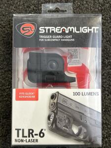 StreamLight Trigger Guard Light For Subcompact Handguns Fits Glock 42/43/ 43X/ 48 (Non-Laser)