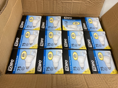 Box of Topso Energy Saving Bulbs