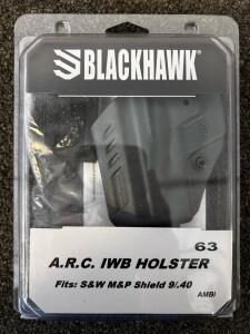 Blackhawk A. R.C. IWB Holster Fits: S&W M&P Shield 9/.40