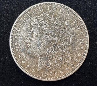 1921 Morgan Silver Dollar Coins