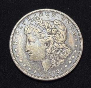 1921 Morgan Silver Dollar Coins
