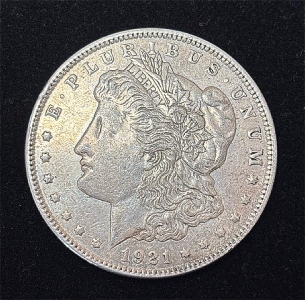 1921 Morgan Silver Dollar Coins